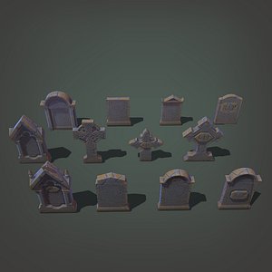 3D 11 graves model