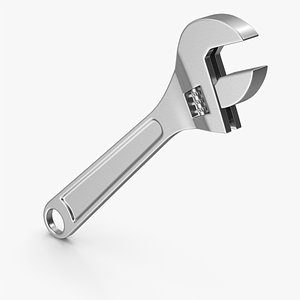 3D Adjustable Wrench model