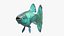 Guppy Fish Malachite Rigged for Cinema 4D
