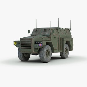 british humber pig armored truck 3d model