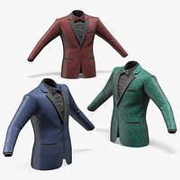 Paisley Tuxedo Jacket Set