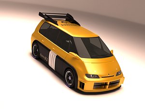 3D Renault Espace F1 model