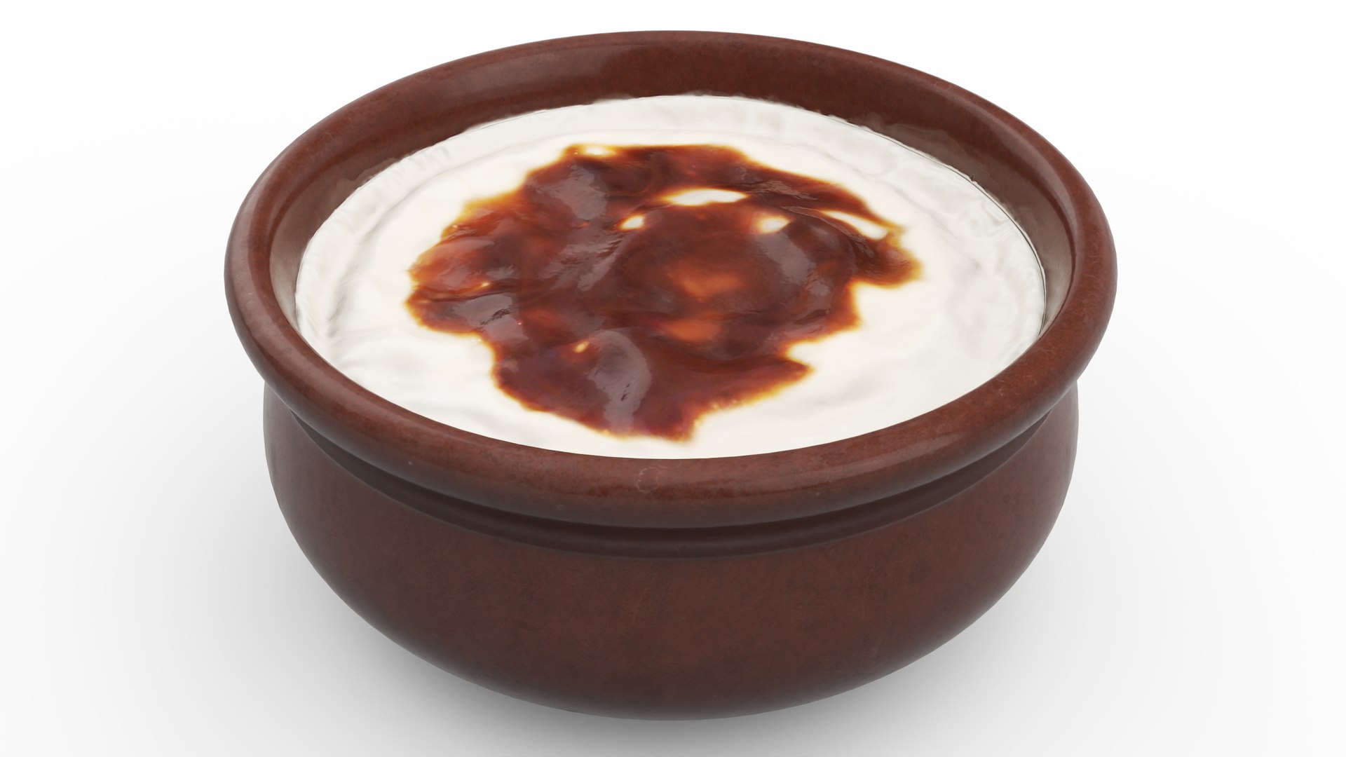 Turkish Baked Rice Pudding 3D model preview