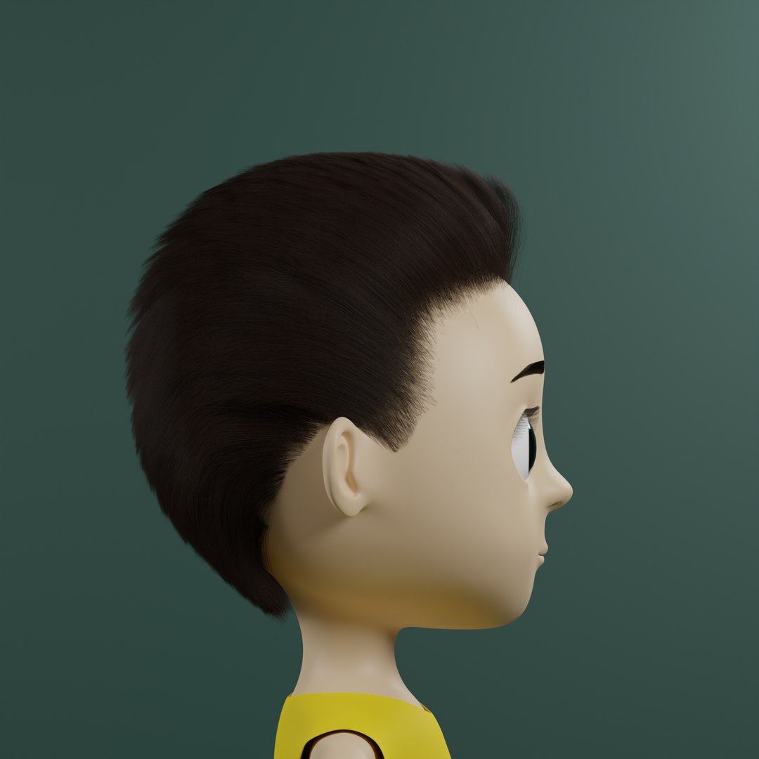 Cartoon Character Boy 3D Model Model - TurboSquid 2016848