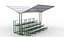 Grandstand seating 3D model