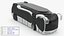 3D Futuristic Electric Bus Concept White Rigged model