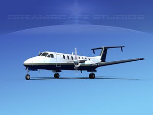 beechcraft 1900c 3d dxf