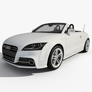 3d model of audi tts roadster 2011