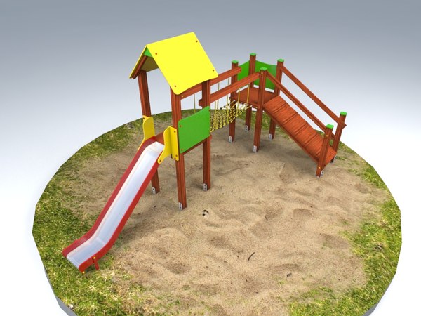 3D модель Дом детской площадки - TurboSquid 973466