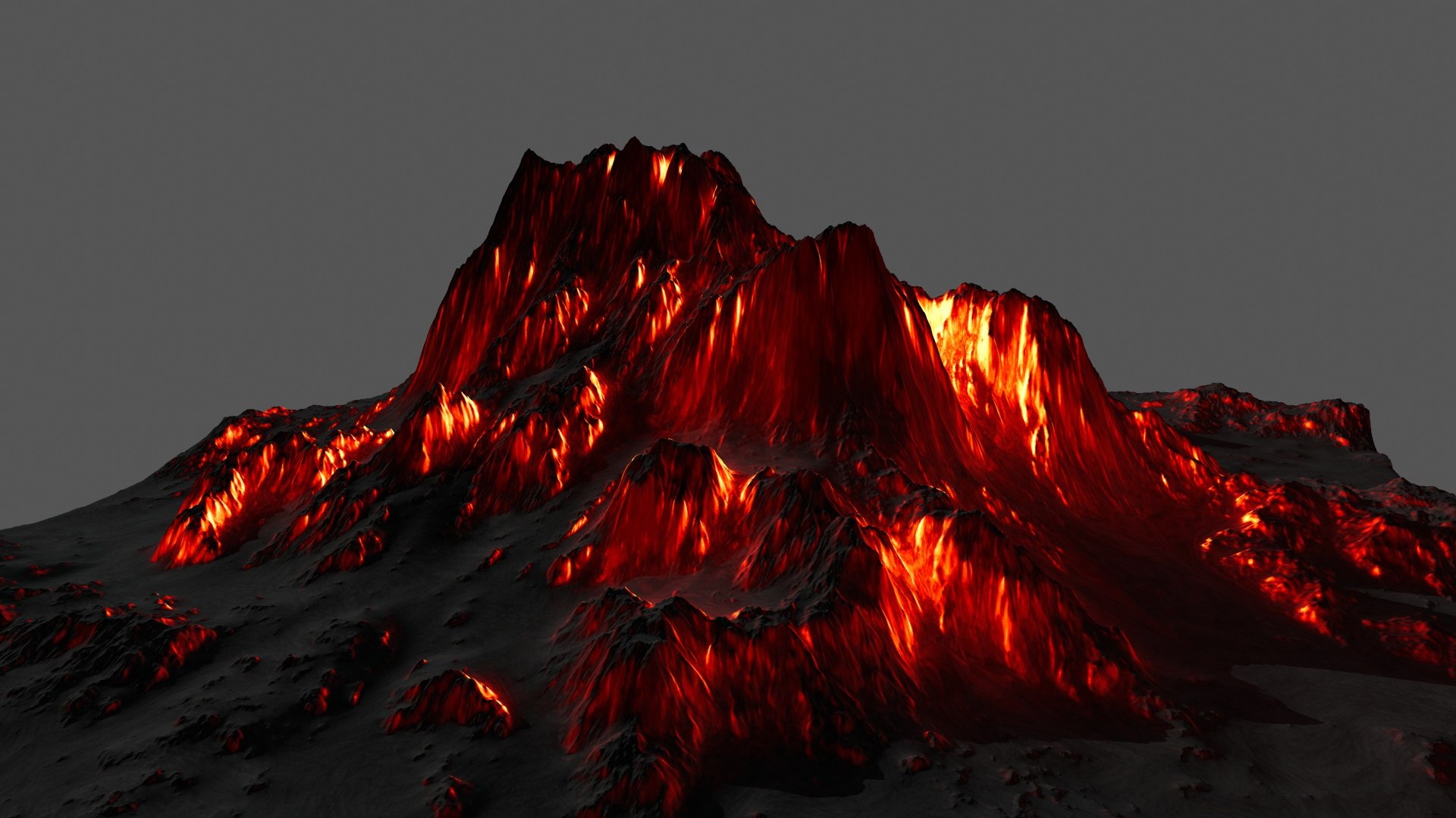 Volcano 3D - TurboSquid 1313363