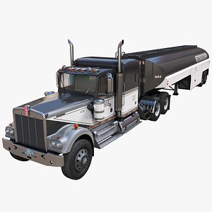 Kenworth W900A tanker 3D