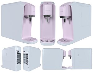 Household Water Purifier Dispenser Ruhens V series Marshmellow 3D