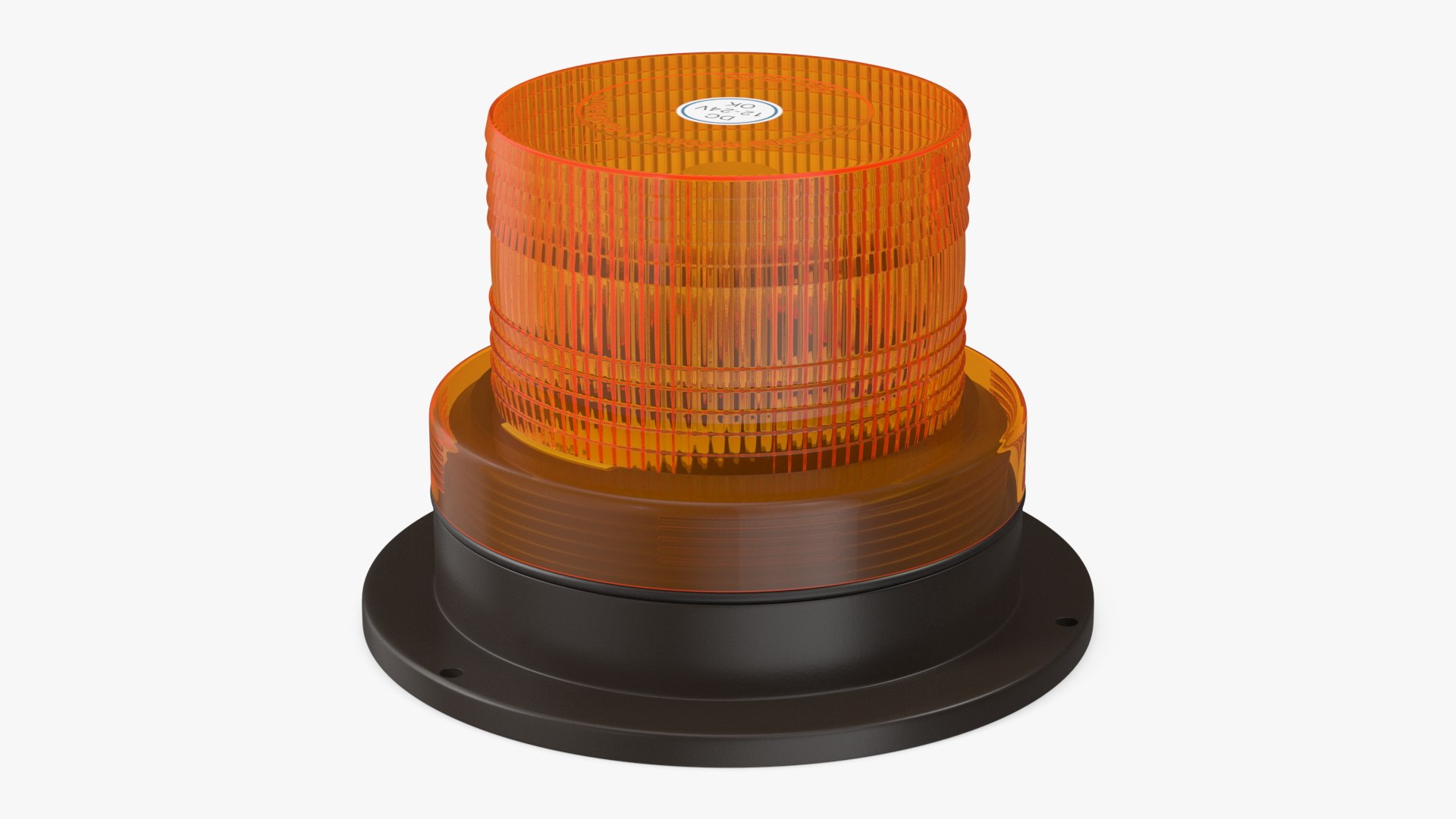 LED Beacon Orange 3D model preview