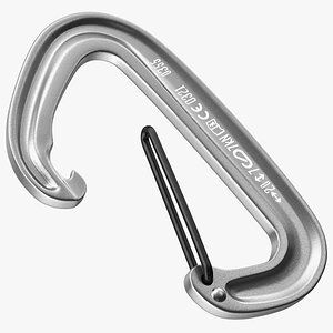 Black Diamond MiniWire Carabiner Open Grey