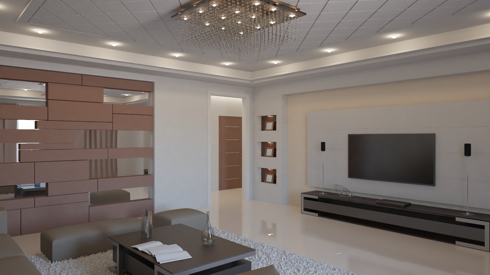 Modern Living Room Interior 3D Model - TurboSquid 1460741