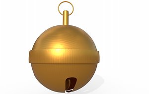 3D sleigh bells jingle model