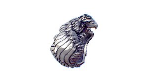 3D model hunting hawk