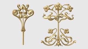 3D onlay moulding finishes