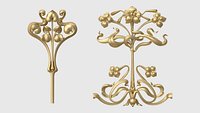 Art Nouveau Decor Set