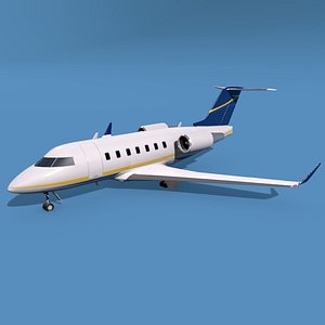 3d model jet private bombardier