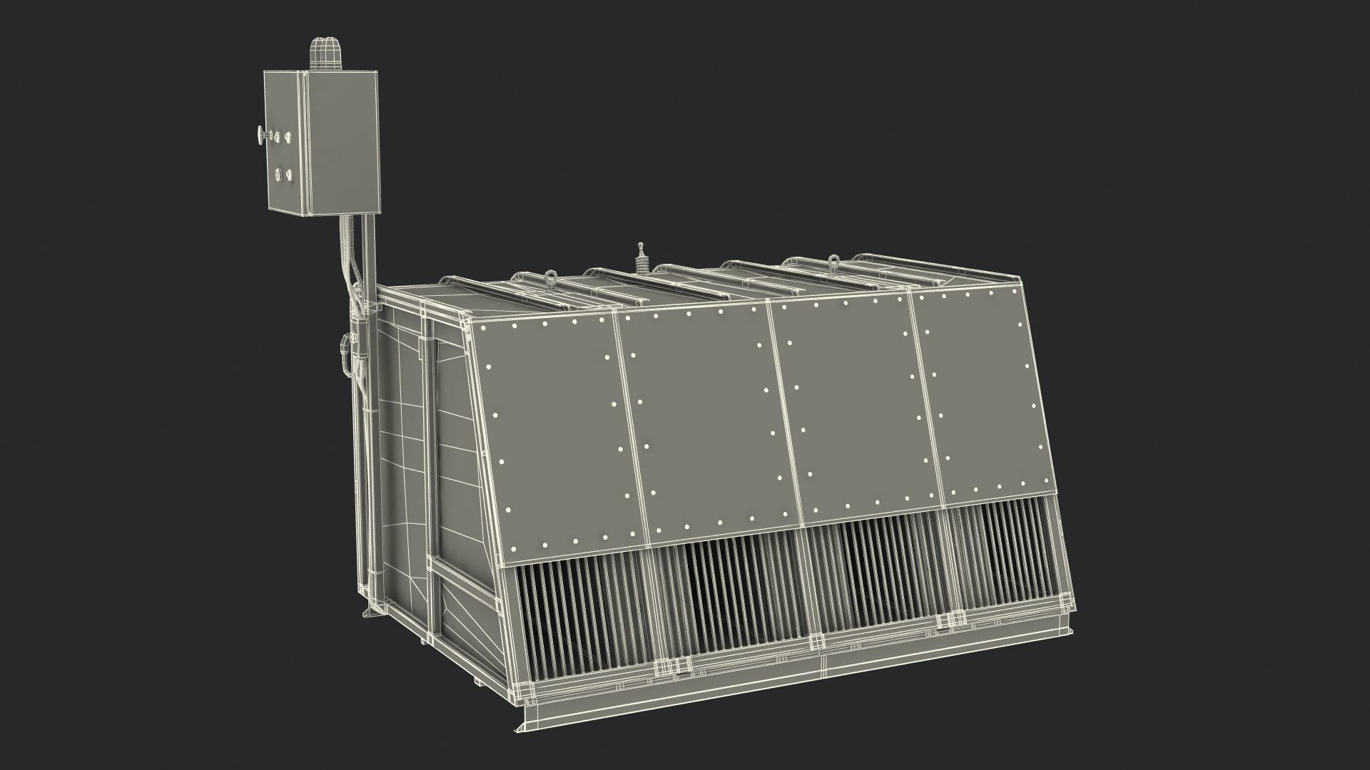 Greyhound Racing Starting Boxes 4 Doors 3D Model - TurboSquid 1941682