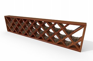 scroll shelf 3D model