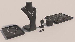 Jewels lot for jewelry 3D