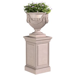 Beautiful Porch Plant Flowerpot for decorating model