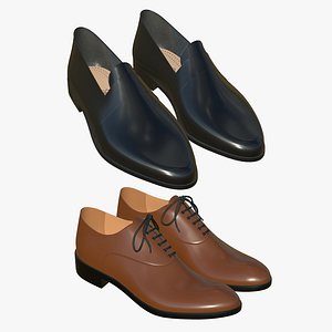 Leather Shoes Realistic V9