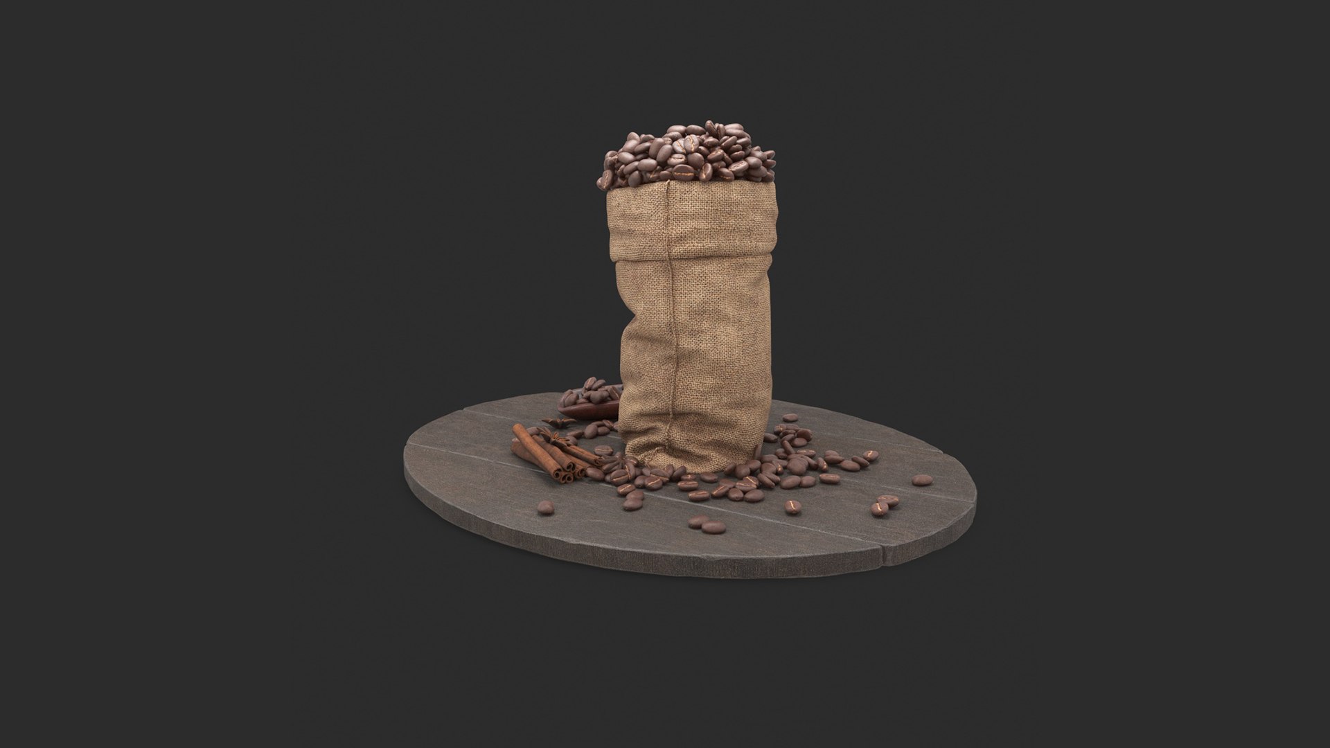 3D Coffee Bean Sack model https://p.turbosquid.com/ts-thumb/XE/4tsay8/E9/coffeebeansack_09/jpg/1697153760/1920x1080/fit_q87/80d355ac75b23710f131ff1f7652370f910913e7/coffeebeansack_09.jpg