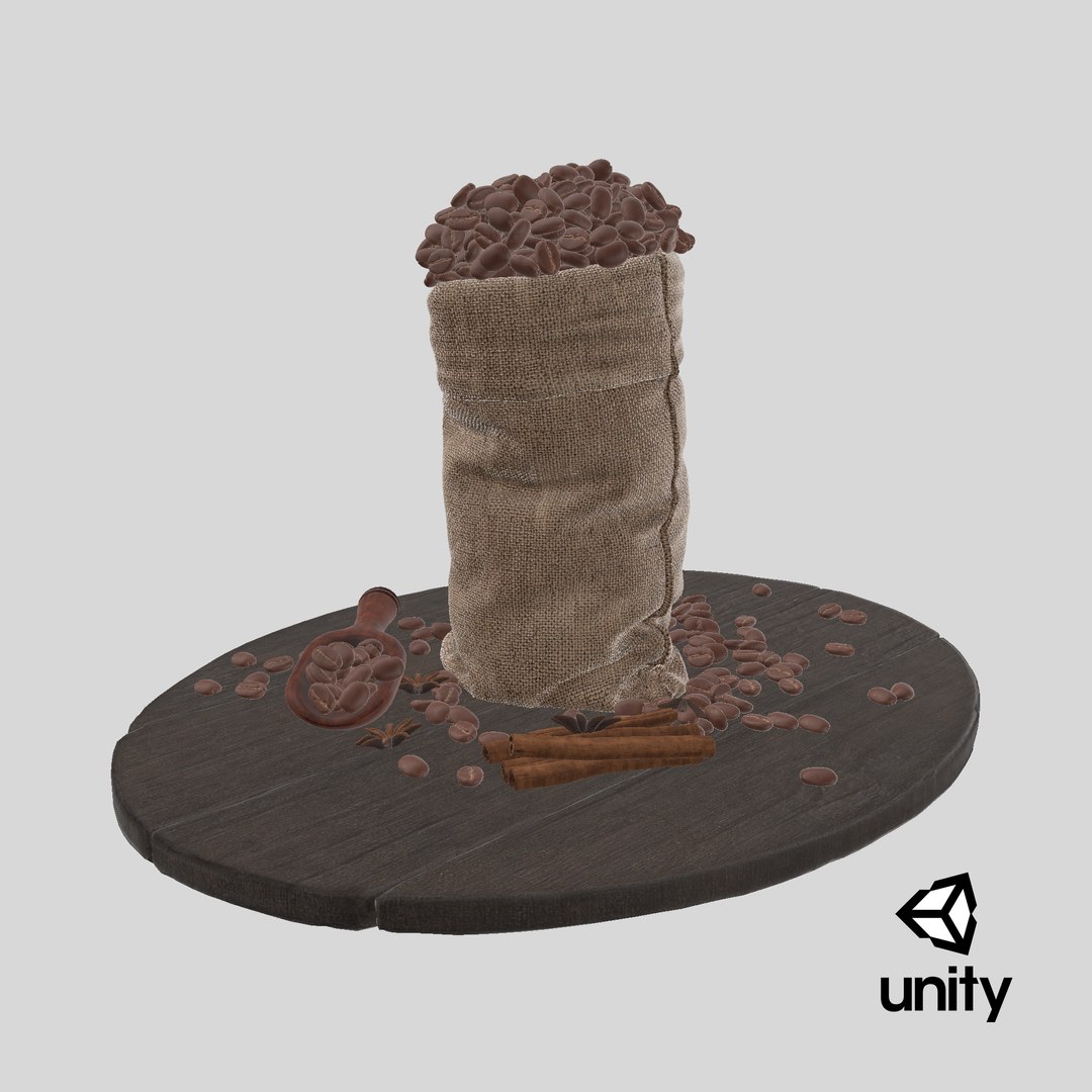 3D Coffee Bean Sack Model - TurboSquid 2137917
