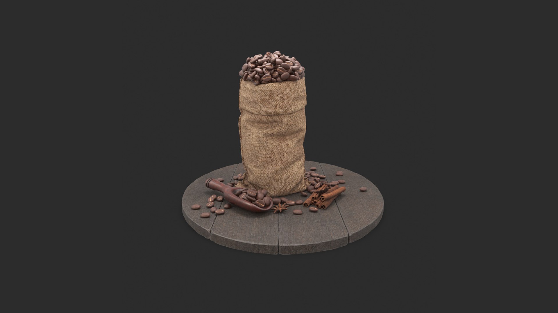 3D Coffee Bean Sack model https://p.turbosquid.com/ts-thumb/XE/4tsay8/lX/coffeebeansack_01/jpg/1697153754/1920x1080/fit_q87/c115a23e46ee4051ce61a33a2c922ad68a5d67c6/coffeebeansack_01.jpg