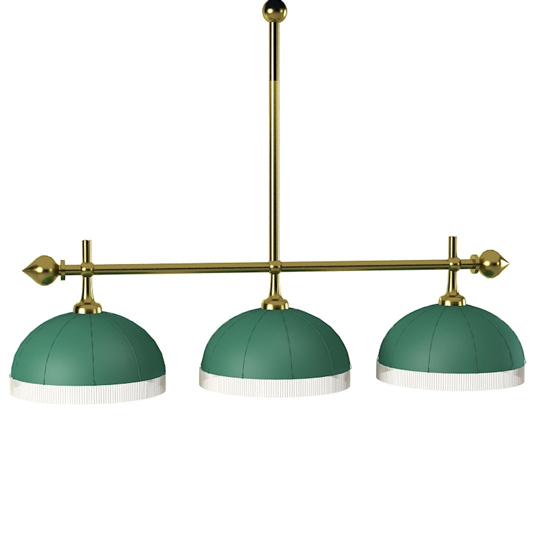 Pool Table Light 3d Model