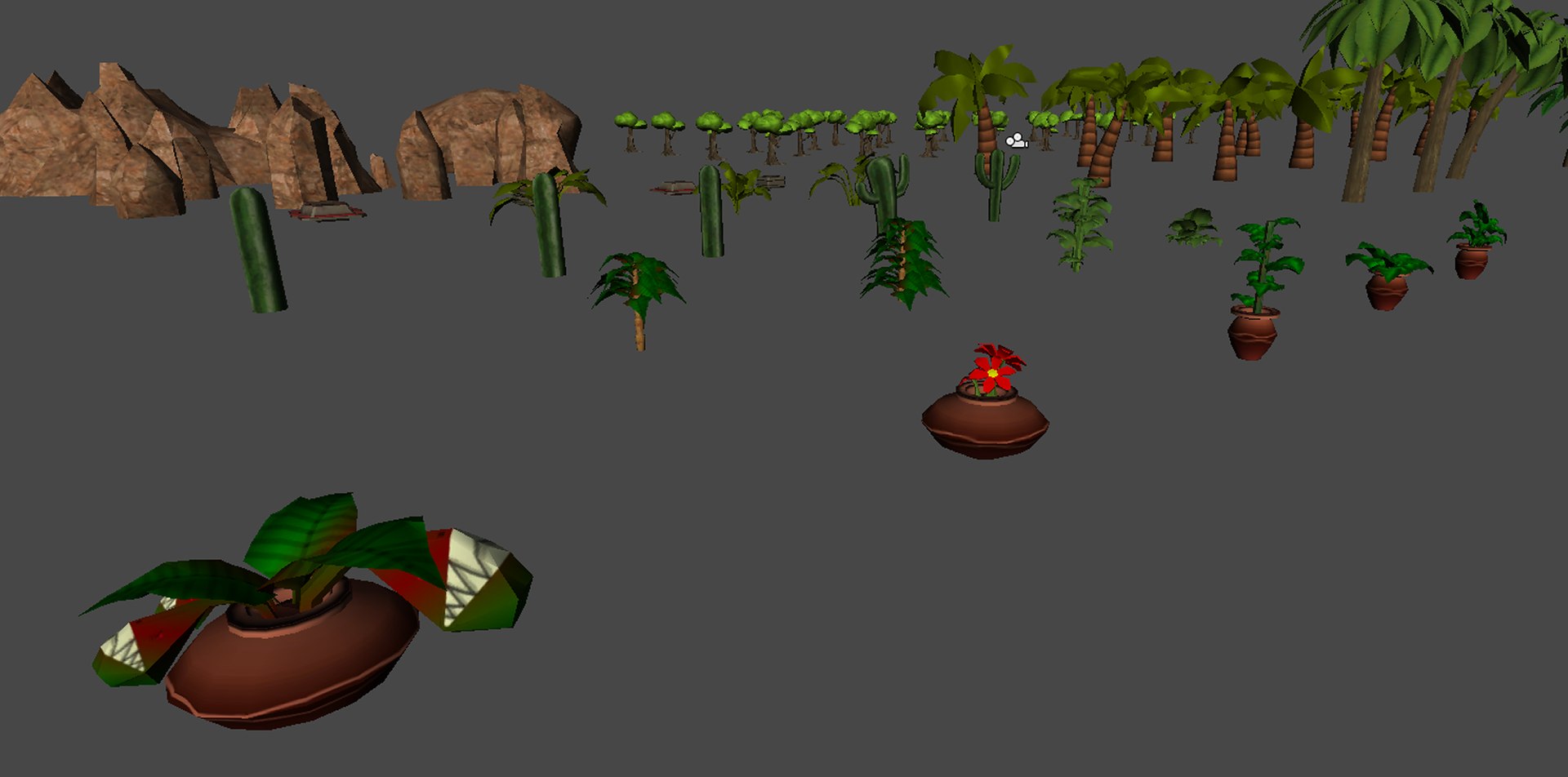 3D Cartoon Nature Props - TurboSquid 1626776