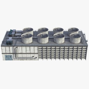 3D model cooling tower