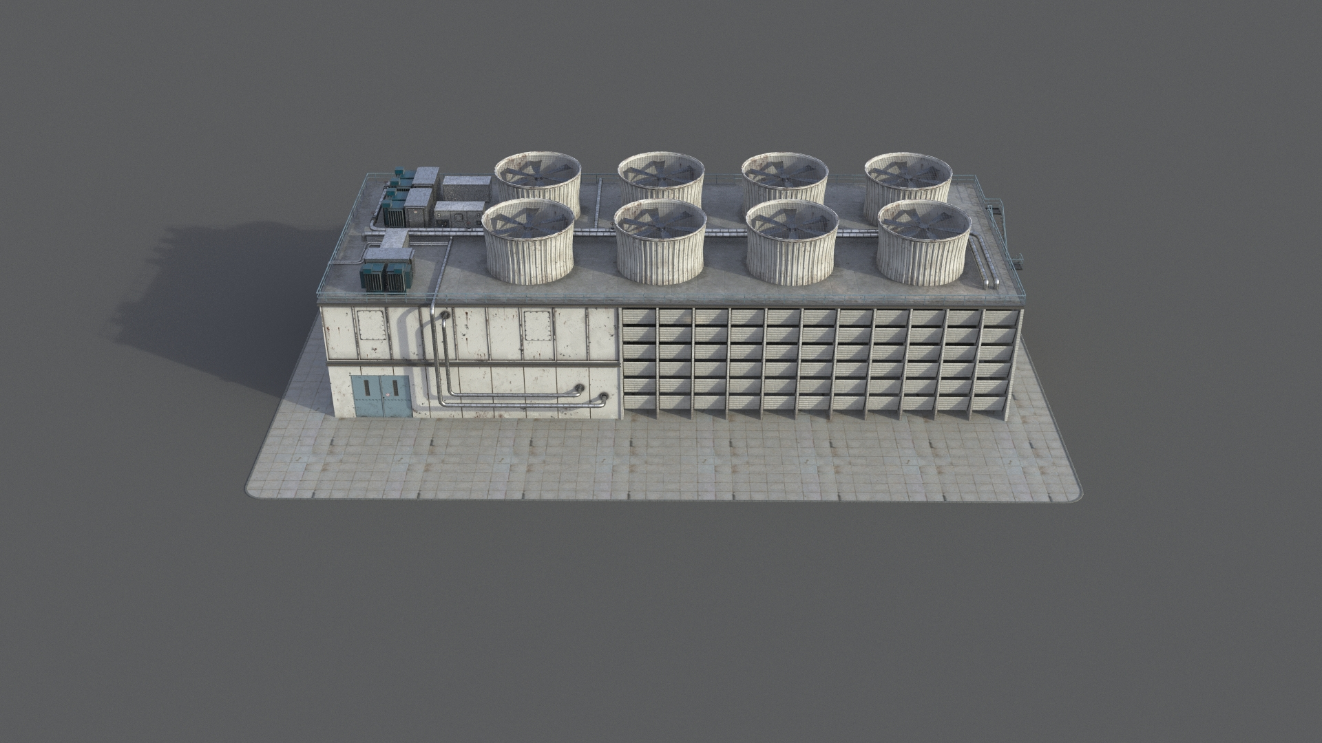 3D Model Cooling Tower - TurboSquid 1581438