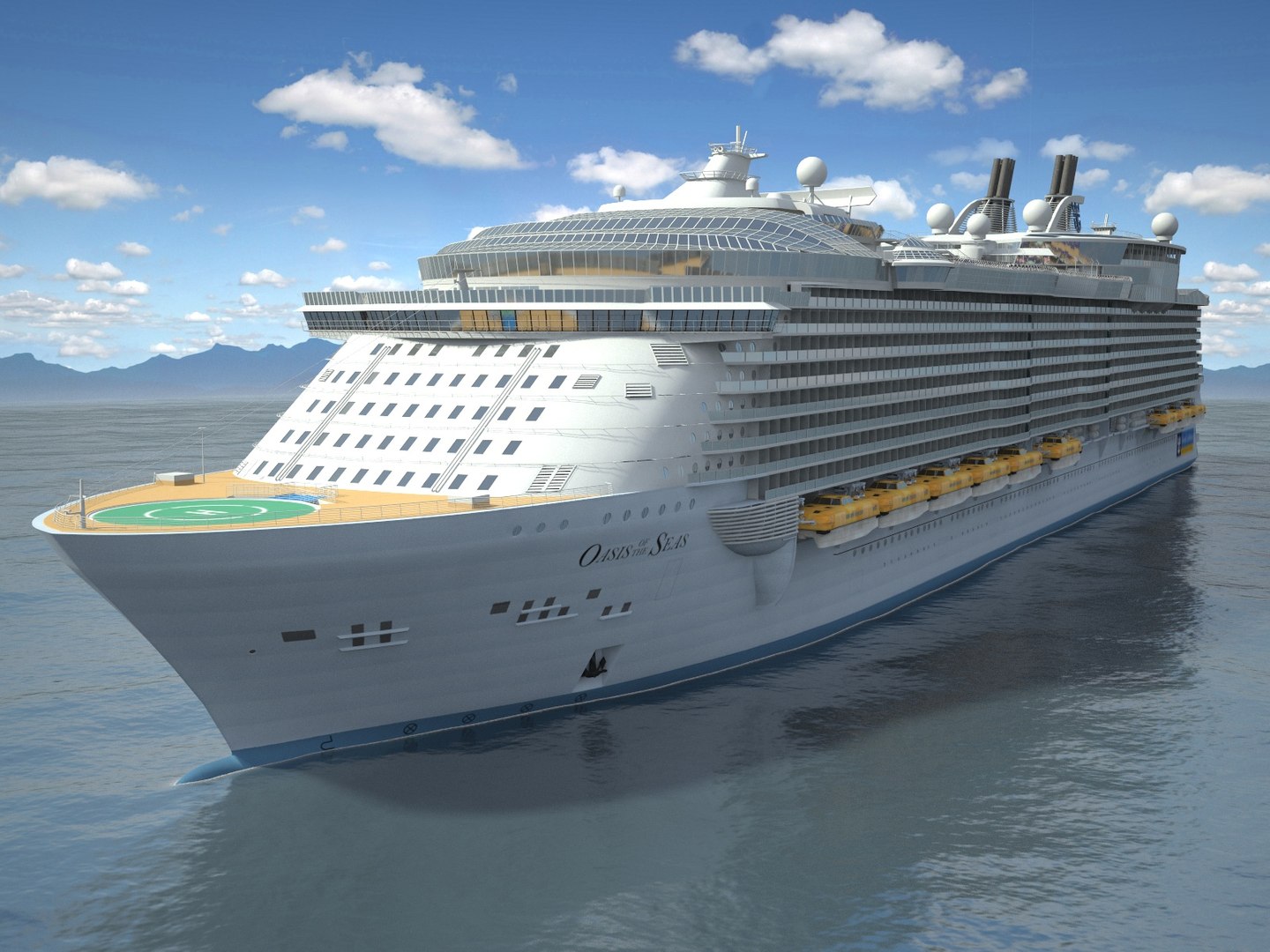 3d Model Oasis Seas