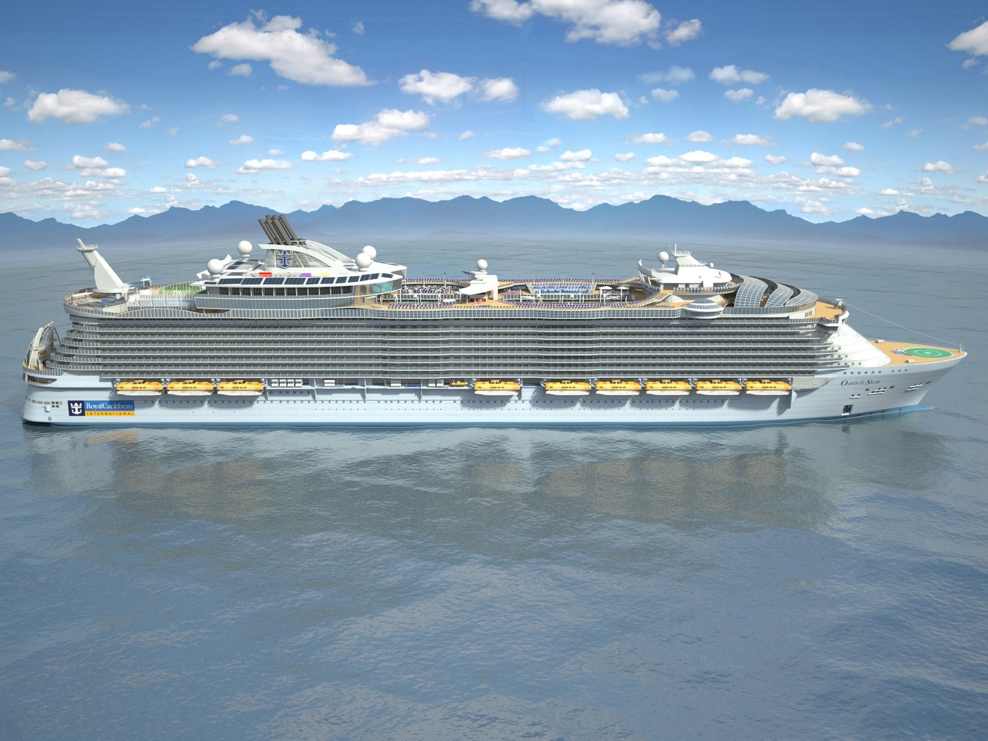 3d Model Oasis Seas