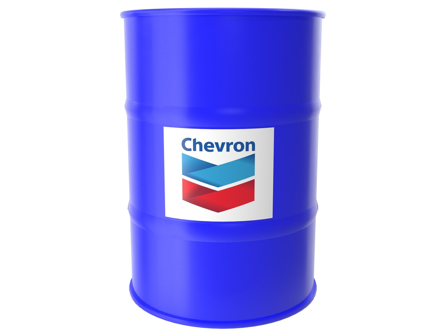 Chevron oil barrel model - TurboSquid 1810083