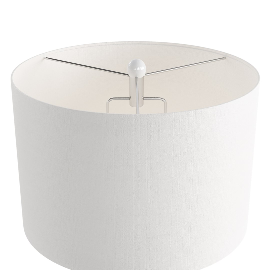 Crate and Barrel Neve Sculptural Table Lamp 3D model TurboSquid 1954464