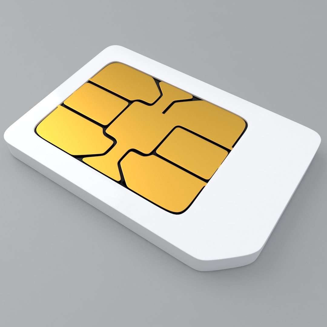 Micro SIM Card model - TurboSquid 1907998