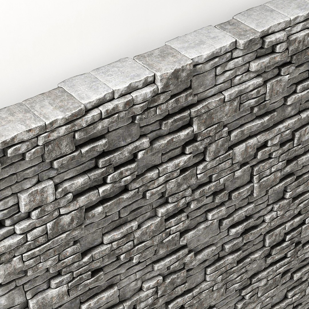 Wall brick block model - TurboSquid 1504971