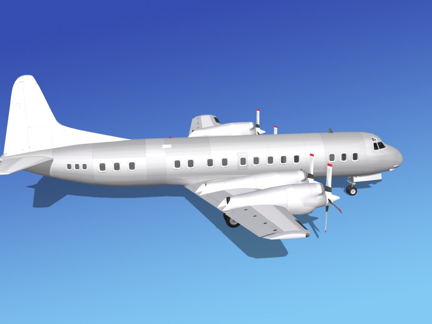 Propellers Electra Lockheed 3d Model
