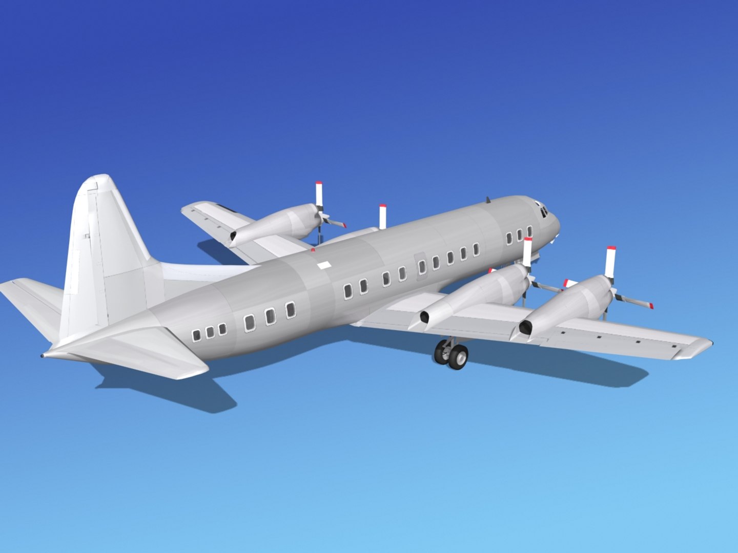 Propellers Electra Lockheed 3d Model