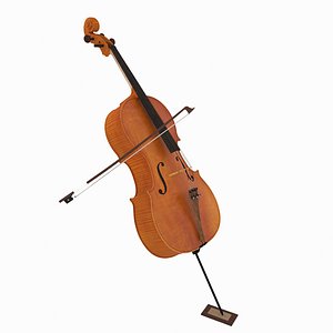 cello instrument 3D model