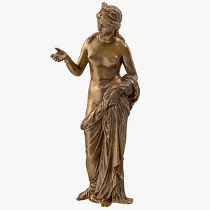 Venus Holding Gesture Bronze 3D