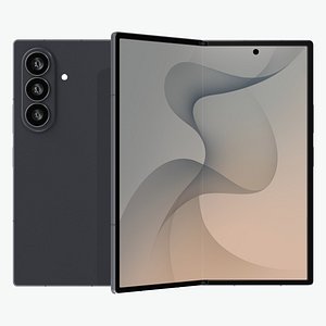 3D Samsung Galaxy Z Fold 8 Ultra Graphite