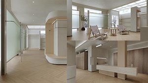 Modern Clothing Store model