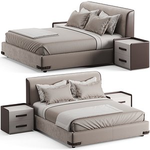 3D Fendi Casa Soho Bed model