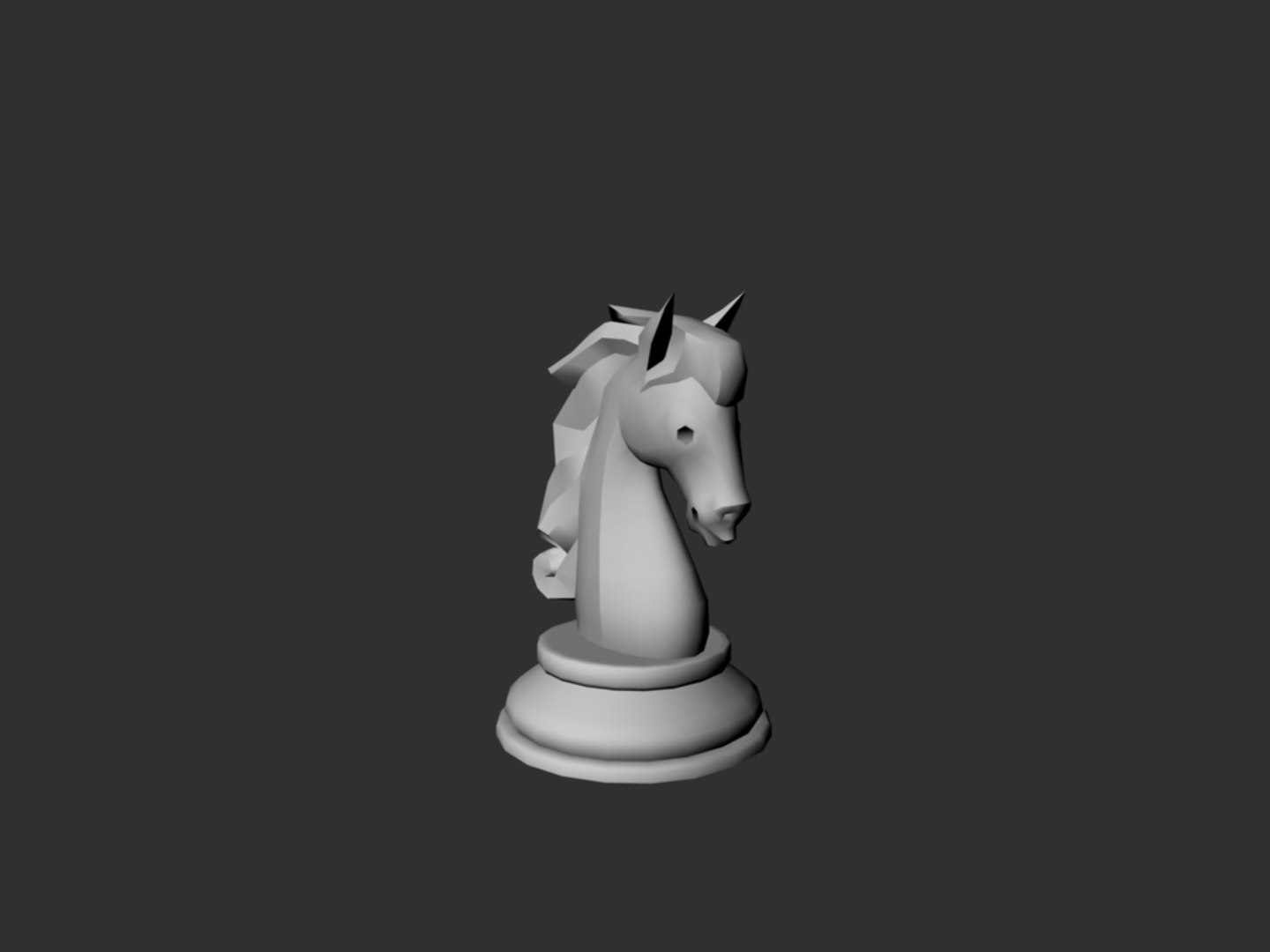 3d Model Standard Set Chess Figures